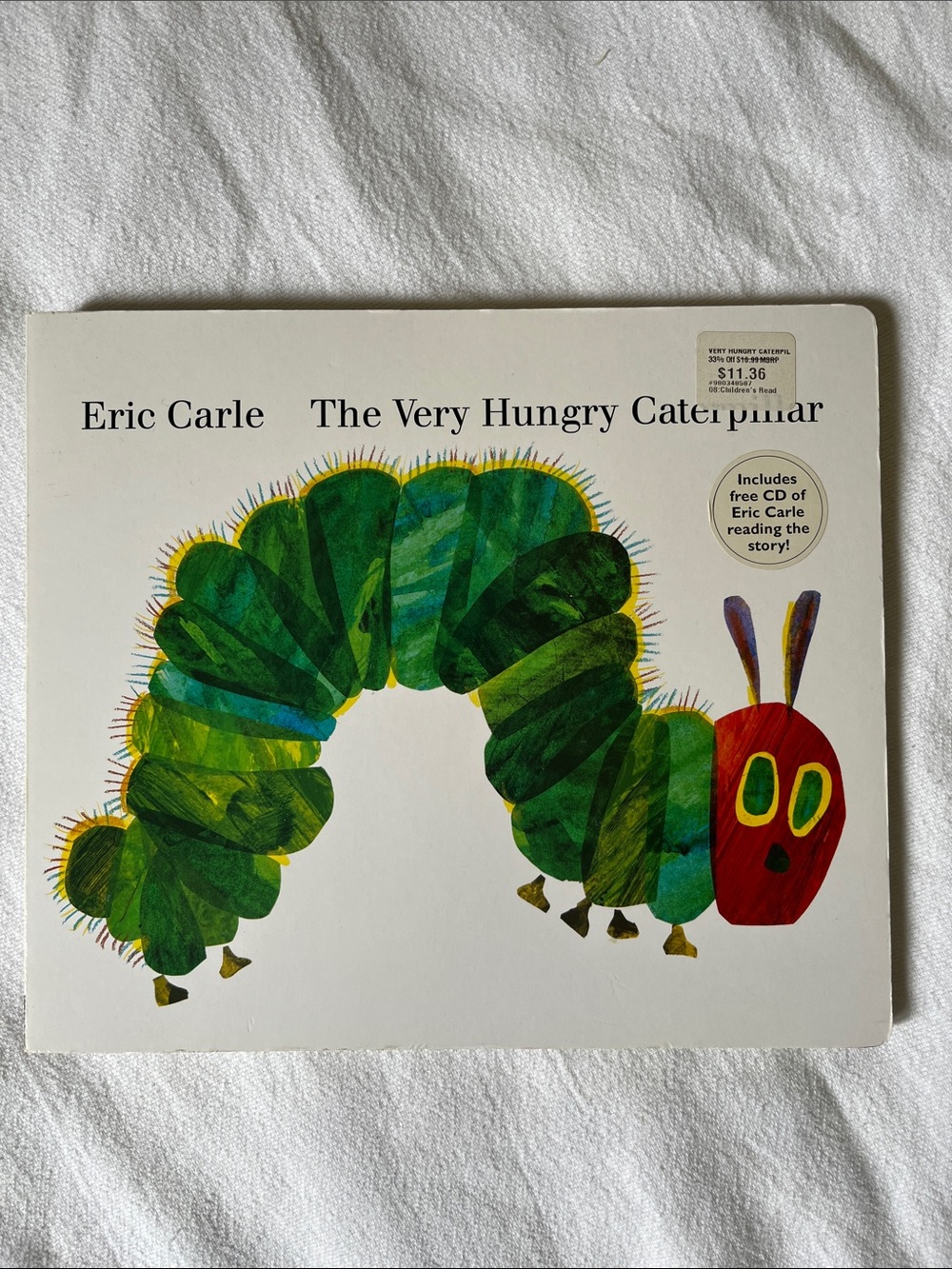 The Very Hungry Caterpillar Board Book w/CD